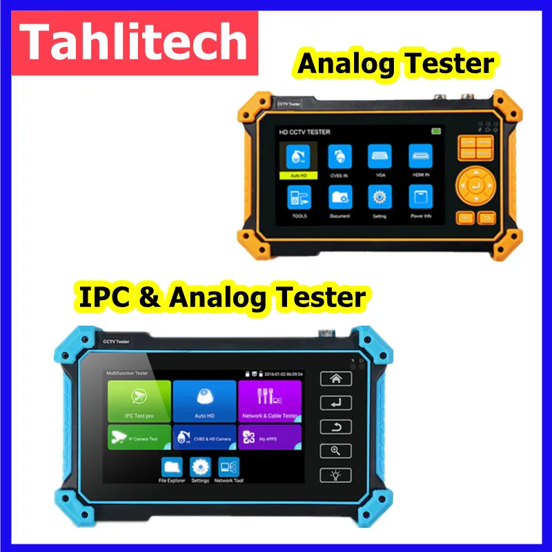 4K CCTV IP Camera Tester 8MP AHD CVI TVI Camera Tester HD Display Video Monitor With Battery VGA HDMI IPC Tester Tool Cable Test