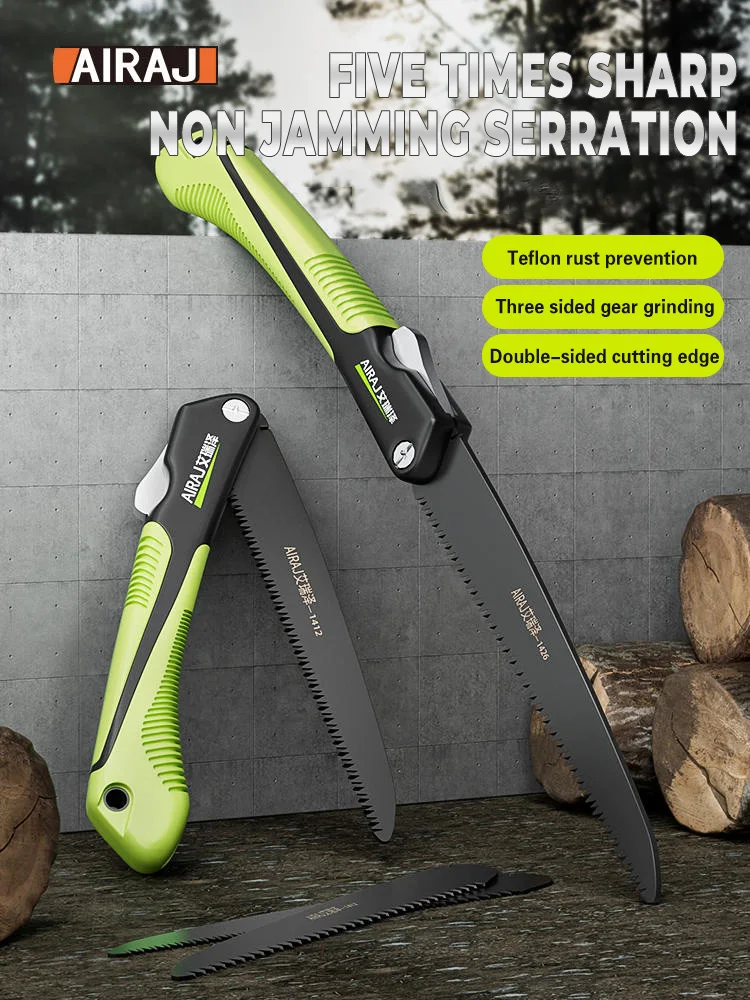 AIRAJ Multifunctional Folding Saw Woodworking Saws Cutting Wood Tool Professional Home Cut Handsaw Hacksaw Carpentry Hand Tools