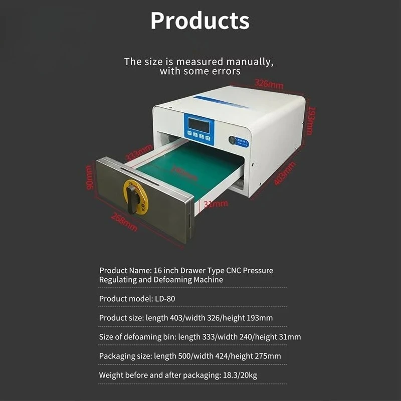 Machine 16 Inch Bubble Remover Machine for Lcd Repair Phone Repair Tool Sets