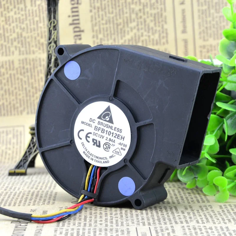 New CPU Fan For Delta BFB1012EH 12V 2.94A Double Ball Air Fan Centrifugal Turbo Blower 9733 97x97x33mm