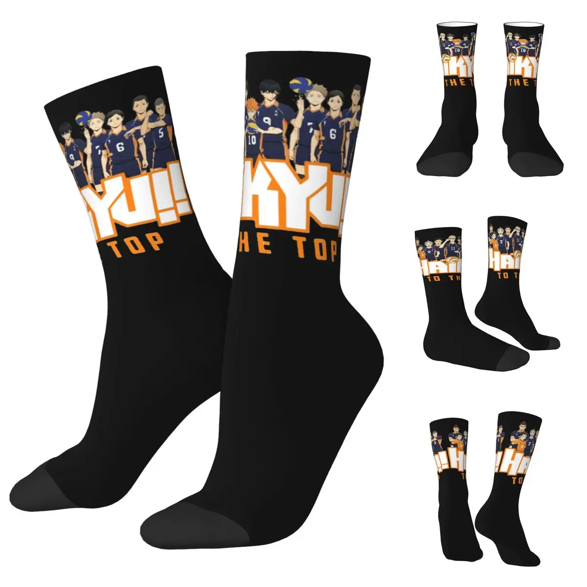 

Haikyuu Volleyball Kuroo Tetsurou Kozume Kenma Anime cosy Unisex Socks,Outdoor Happy 3D printing Socks,Street Style Crazy Sock