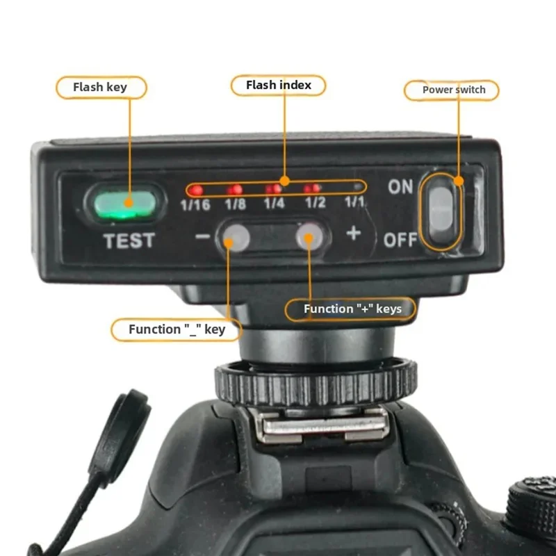 FFYY-Blitzlampe, oben montiert, kompaktes Design, SLR-Handfotografie für Canon, Nikon, Sony, Fuji, spiegellos
