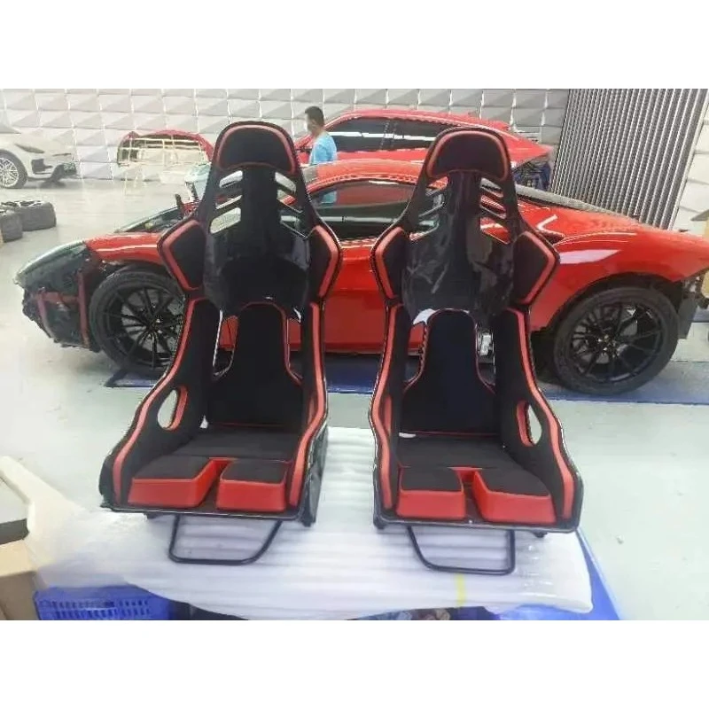 YLC غطاء خلفي لمقعد السيارة من ألياف الكربون عالي الجودة لـ Mclaren 570S 650S 720S P1 600LT