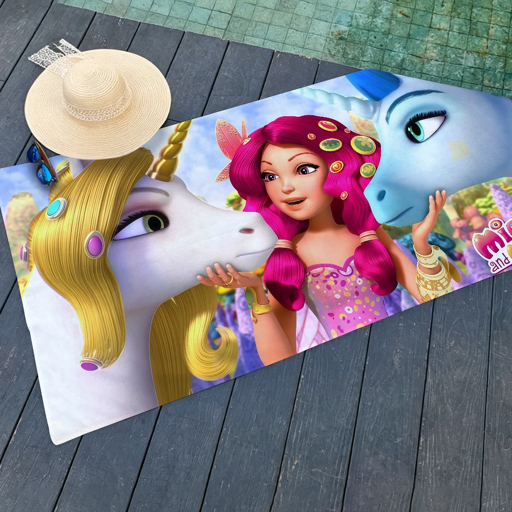 Cartoon Cute M-Mia And Me Towel Towels For Beaches Yoga Studios Gyms Hot Springs Swimming Pools And Picnics