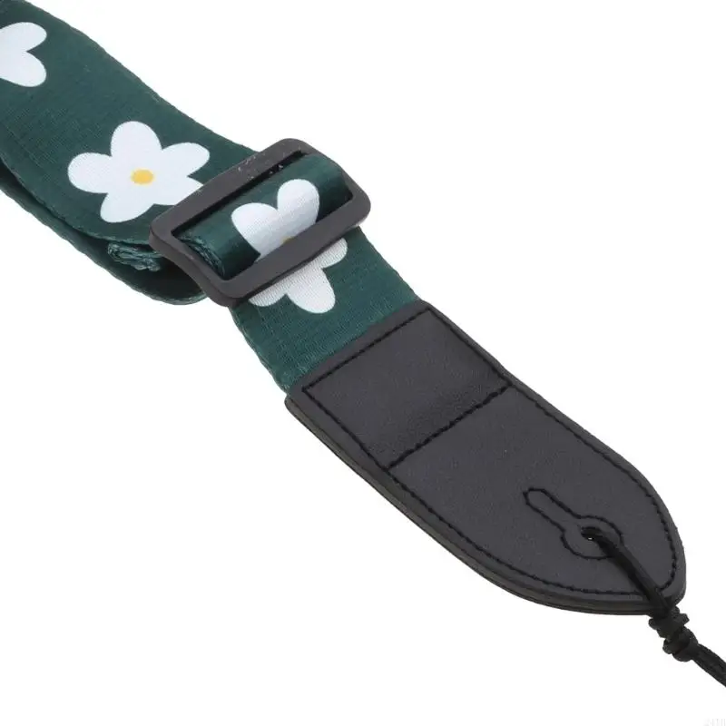 Guitar Strap Printed Electric Guitar Shoulder Strap Adjustable Guitar Shoulder Belt Guitar Accessories for Kids Adults 