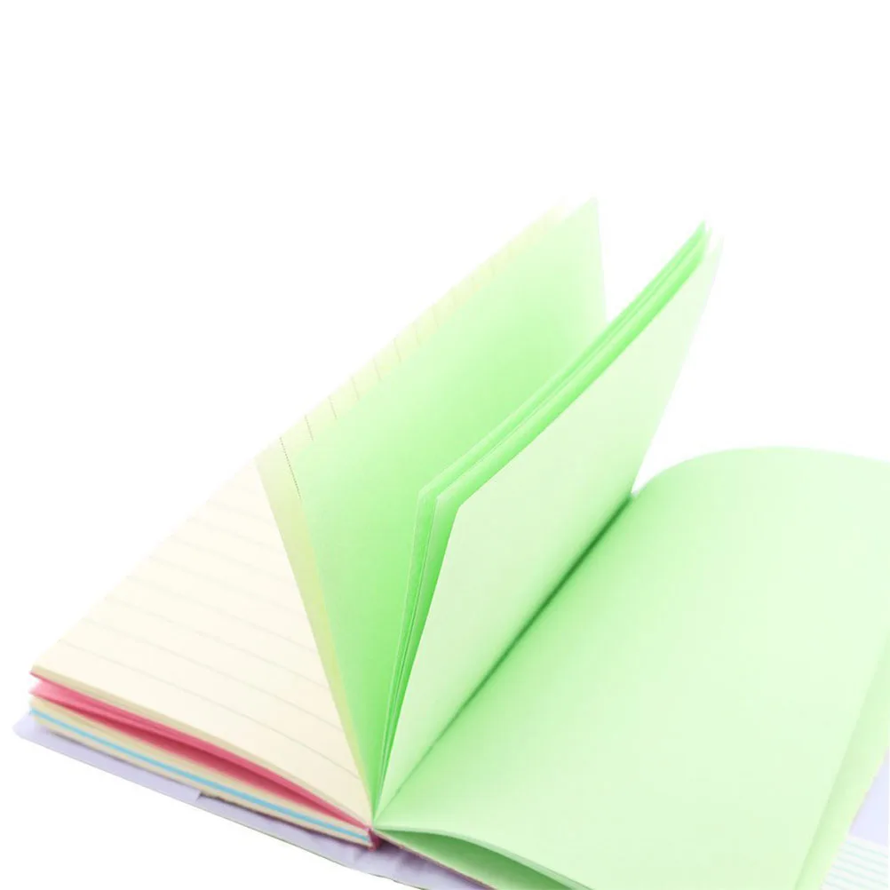 Exquisite Workmanship Notebook Notepad with Colored Paper PU Pages High-grade