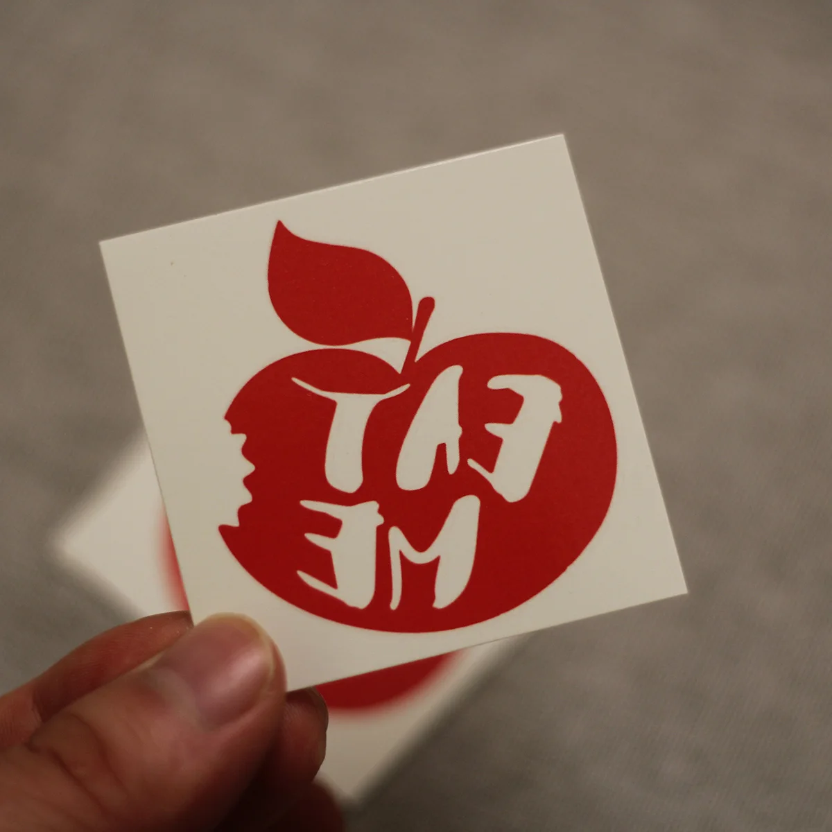 Red Fruit Graphic Temporary Tattoo 5Pcs/Pack Waterproof Body Art Sticker