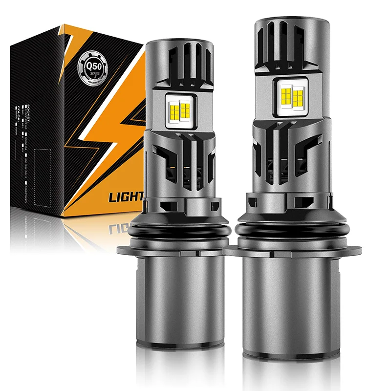 AUXBEAM 2PCs/Pair LED Car Headlight Bulbs Ultra-high Brightness 30000LM 120W 6500K H13/9008/HB5/9004/HB1/9007