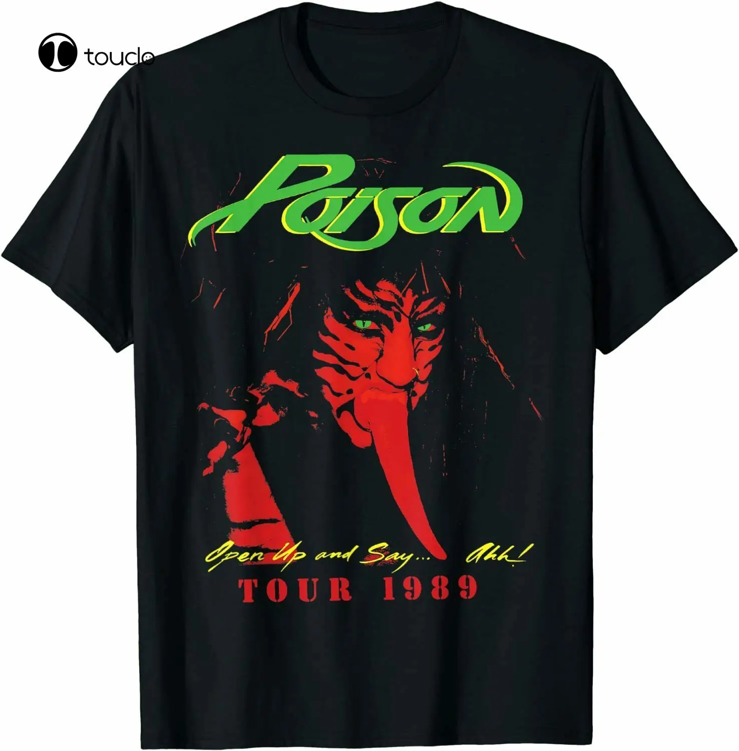 Poison - Tour 1989 T-Shirt Tee Shirt Custom Aldult Teen Unisex Digital Printing Fashion Funny New Xs-5Xl