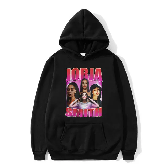 

Singer Jorja Smith Graphic Hoodie Men Women's Hip Hop Vintage Oversized Hooded Sweatshirt Male Fashion Y2k Aesthetic Hoodies