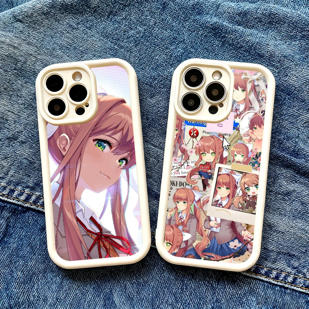 Чехол для телефона Doki D-Doki L-Literature Club для Samsung Galaxy S25 S24 S23 S22 A54 A35 Ultra Plus Fe, противоскользящий силиконовый мягкий чехол