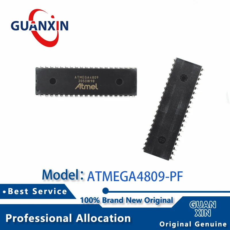 

100% New ATMEGA4809-PF PDIP-40 Marking ATMEGA4809