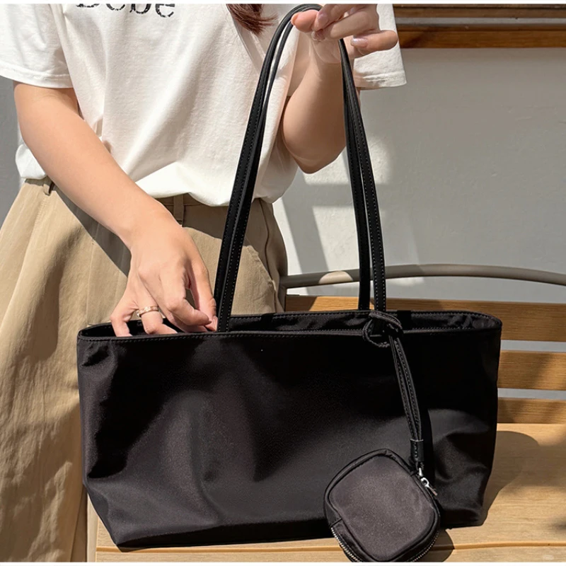 Karierte Canvas-Umhängetasche für Damen, leichte, lässige Pendler-Handtasche, Vintage-Tragetasche mit kariertem Muster und Farbblock-Design – Detail 22