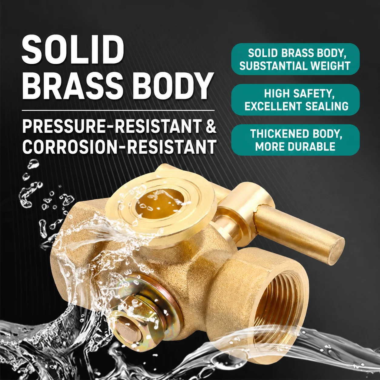 Copper thickened pressure gauge with three-way plug valve and relief valve F1/2-F1/2 F1/2-F20x1.5 F20*1.5-M20x1.5 F20*1.5-M1/2