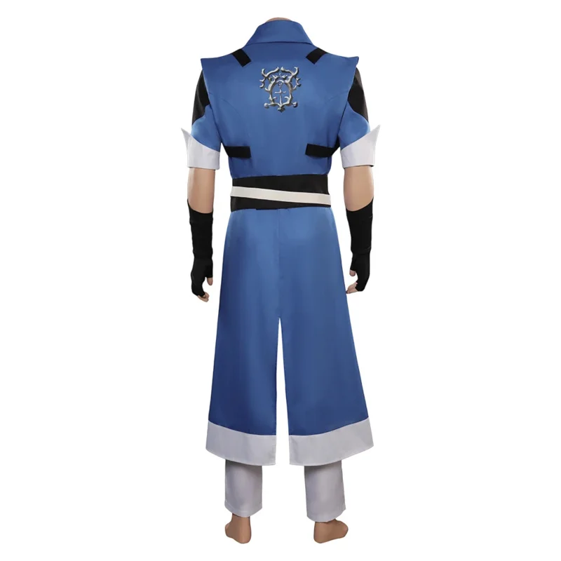 Traje de Cosplay de Richter Belmont para hombre, conjunto de pantalones superiores de Castlevania, trajes de fantasía para fiesta de Carnaval y Halloween