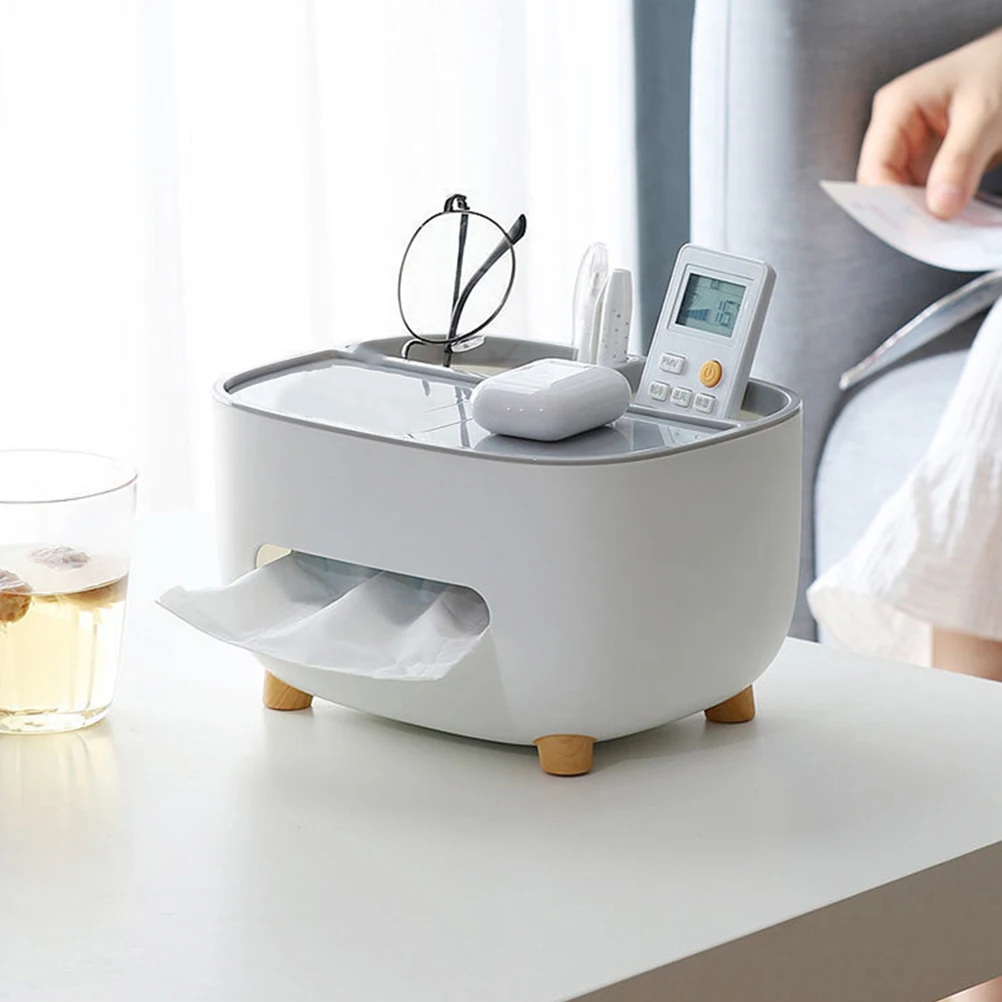 

Creative Storage Holder Multi-Functional Lightweight Home Kitchen Bedroom Decor Phone Rack Practical Tissue