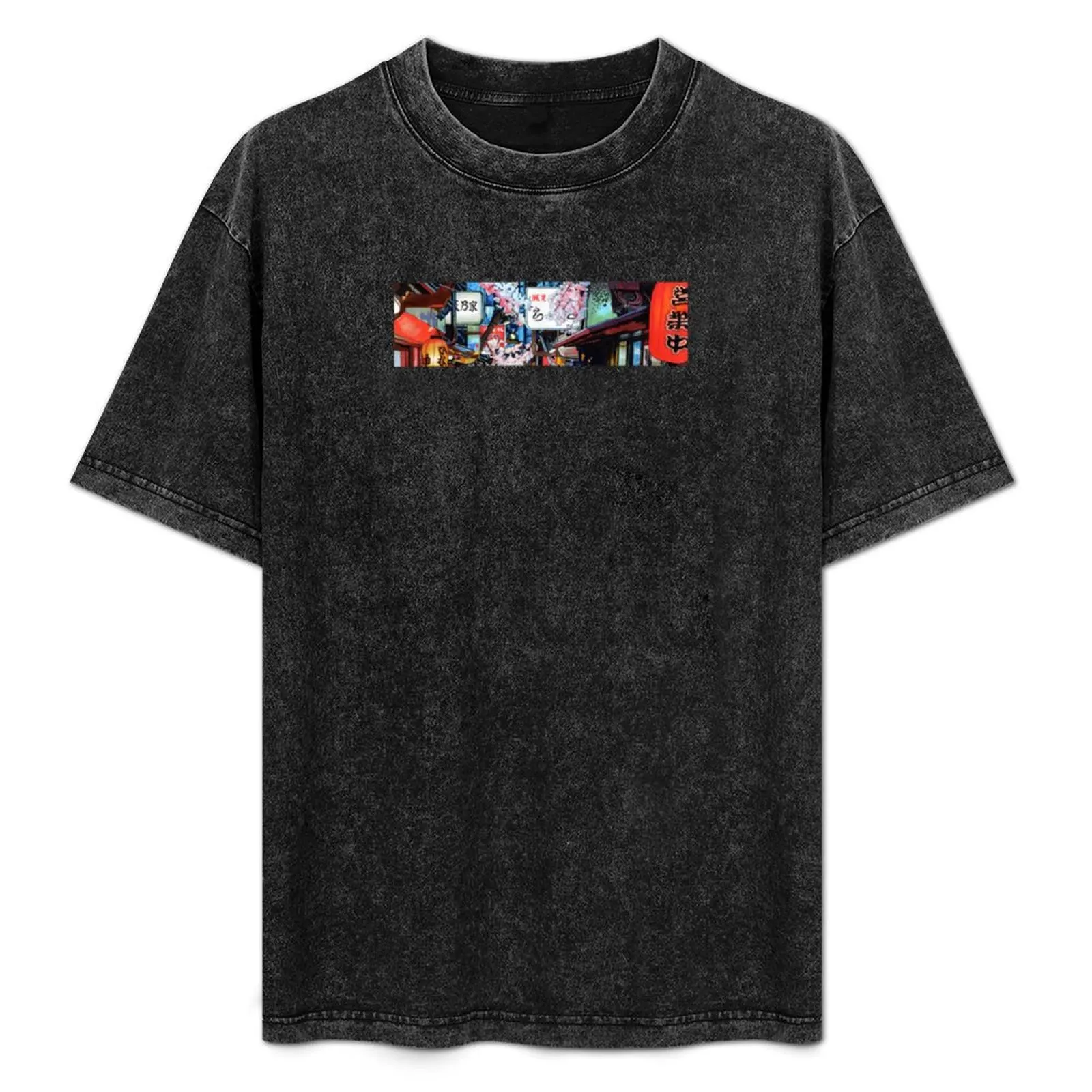 

Memory Lane Tokyo in Spring T-Shirt Large Size Basic Casual T-Shirt