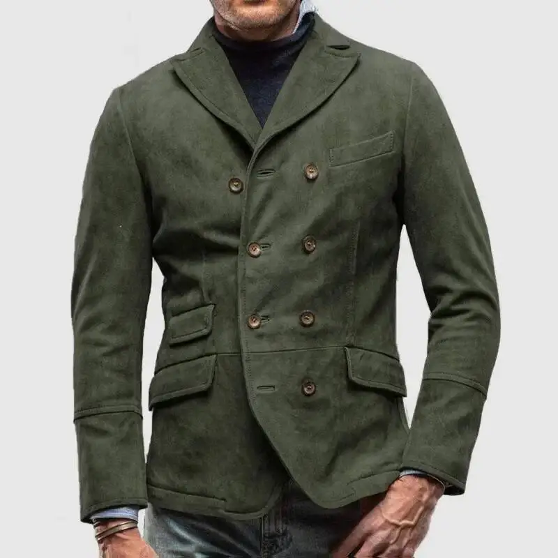 

High-End Overcoat Independent Stand Wish Cross-Border Popular Men's Wear Distressed Classic Casual Jacket