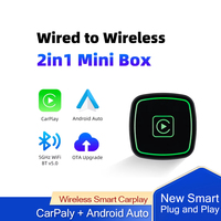 Wireless CarPlay Dongle Android Auto Adapter AI Smart Box Car Intelligent Systems Wired To Wireless For Car With Wired CarPlay