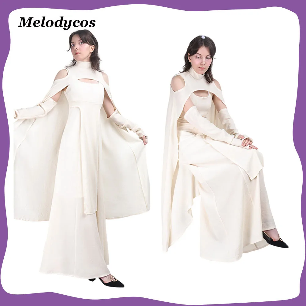 

Sheltay Cosplay Dress Costume Movie Space Battle Roleplay Women Dresses Cloak Outfits Halloween Carnival Disguise Party Suit
