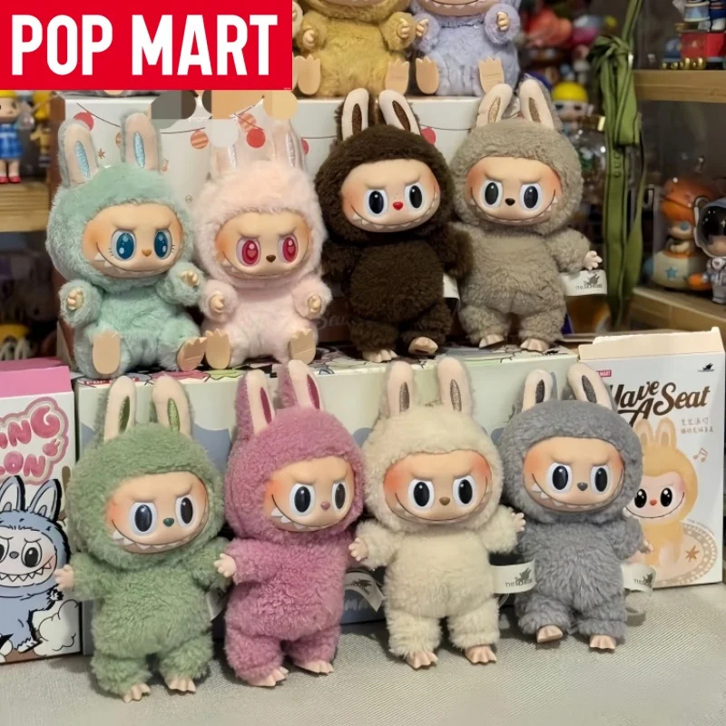 

Genuine POP MART LABUBU THE MONSTERS-Exciting Macaron Vinyl Face Surprise Mystery Box Blind Box Kawaii Anime Action Figure Caixa