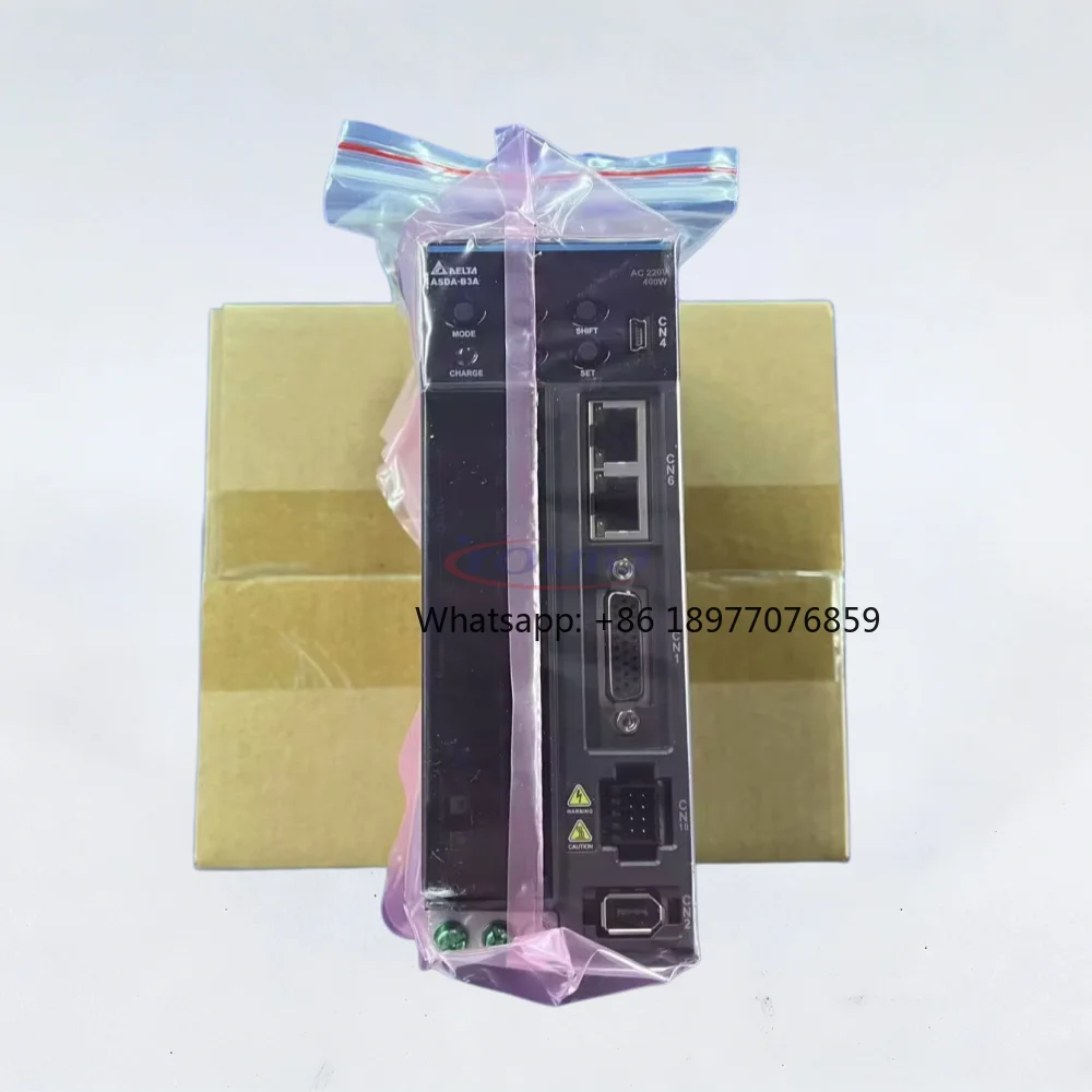 New Original De-lta B3 Series ASD-B3A-0421-P AC Servo Drive 400W 220 VAC 2.65A 1/3 PH In Stock