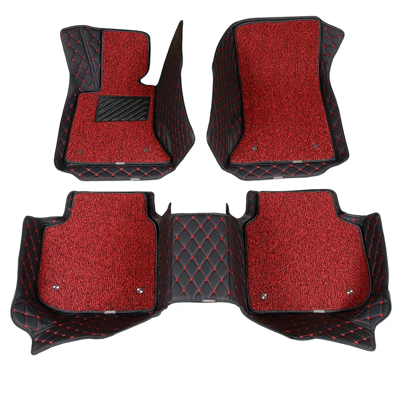 Factory Supply 7d Full Set Car Mats Use For Mercedes  ML GLK GLA GL CLA CLS CLK SLK GLE GLS  Moldels Car Floor mats