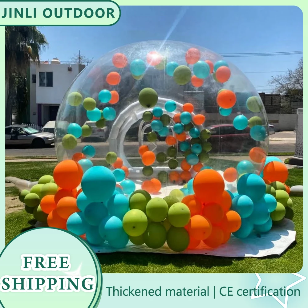 

Надувная детская игровая палатка, пузырьковый домик с воздуходувкой, прозрачный купол из ПВХ для уличного батута и вечеринки