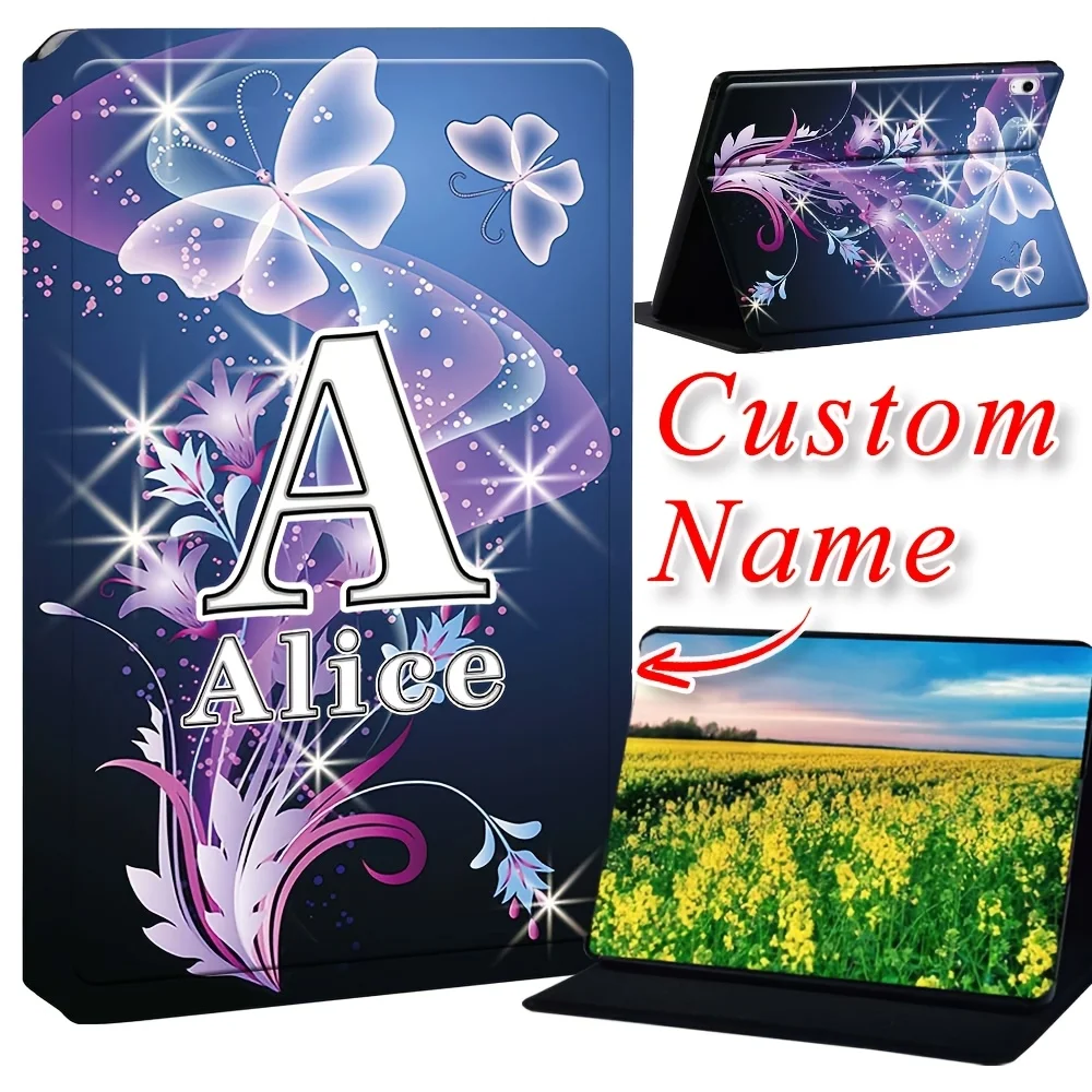 

Custom Name Fashion Tablet Cover Case Compatible with iPad 2022 10th Gen 10.9-inch, Non-Slip Protective Shell Sleeve Ideal Gifts