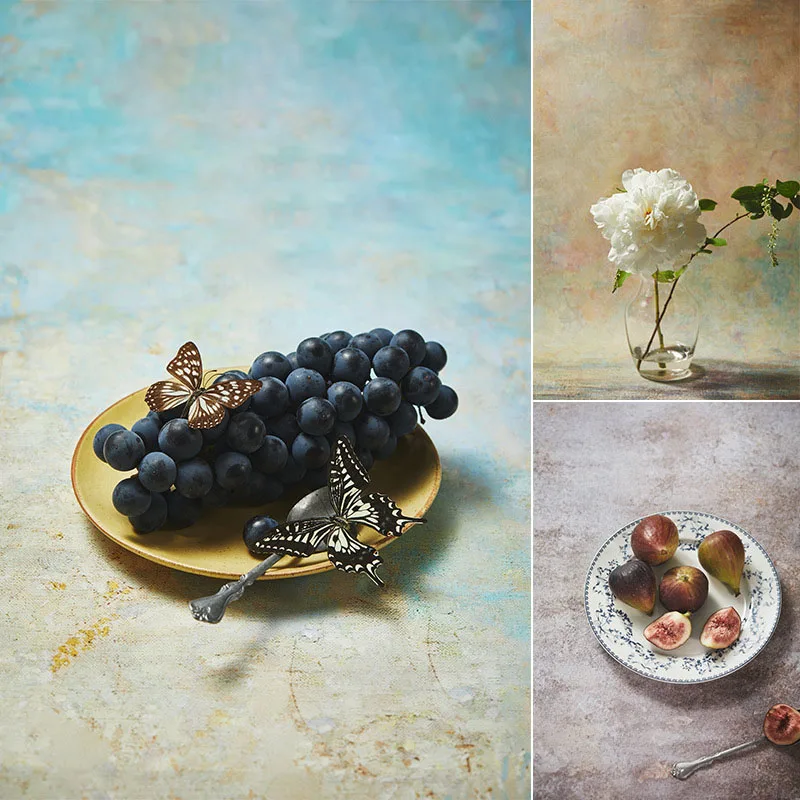 الرجعية التصوير الخلفيات القماش 50*75 سنتيمتر زيت مقاوم للماء اللوحة صور الخلفيات الدعائم مجوهرات التجميل استوديو الديكور #5