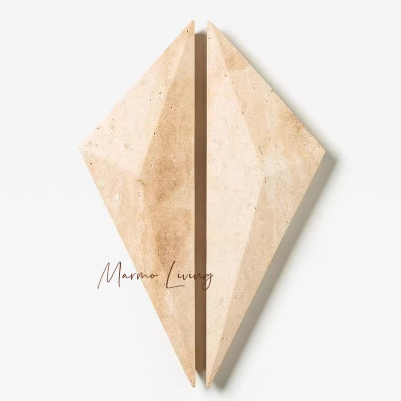 Italian Light Luxury Style 100% Natural Marble Handle Designer High-end Hotel Villa Creative Home Decoration Handle