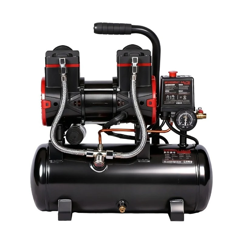 

Air compressor silent oil-free 220V air pump, pumping fast woodworking maintenance paint air compressor