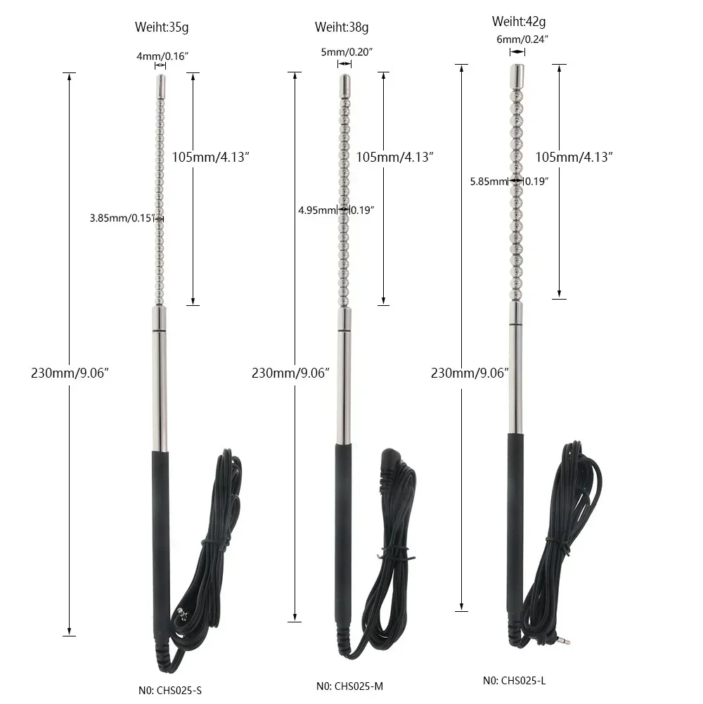 لعبة استثارة القضيب مجرى البول قسطرة الصوت موسع التحفيز الكهربائي خاتم الديك نبض تدليك الجنس لعب للرجال BDSM صدمة كهربائية