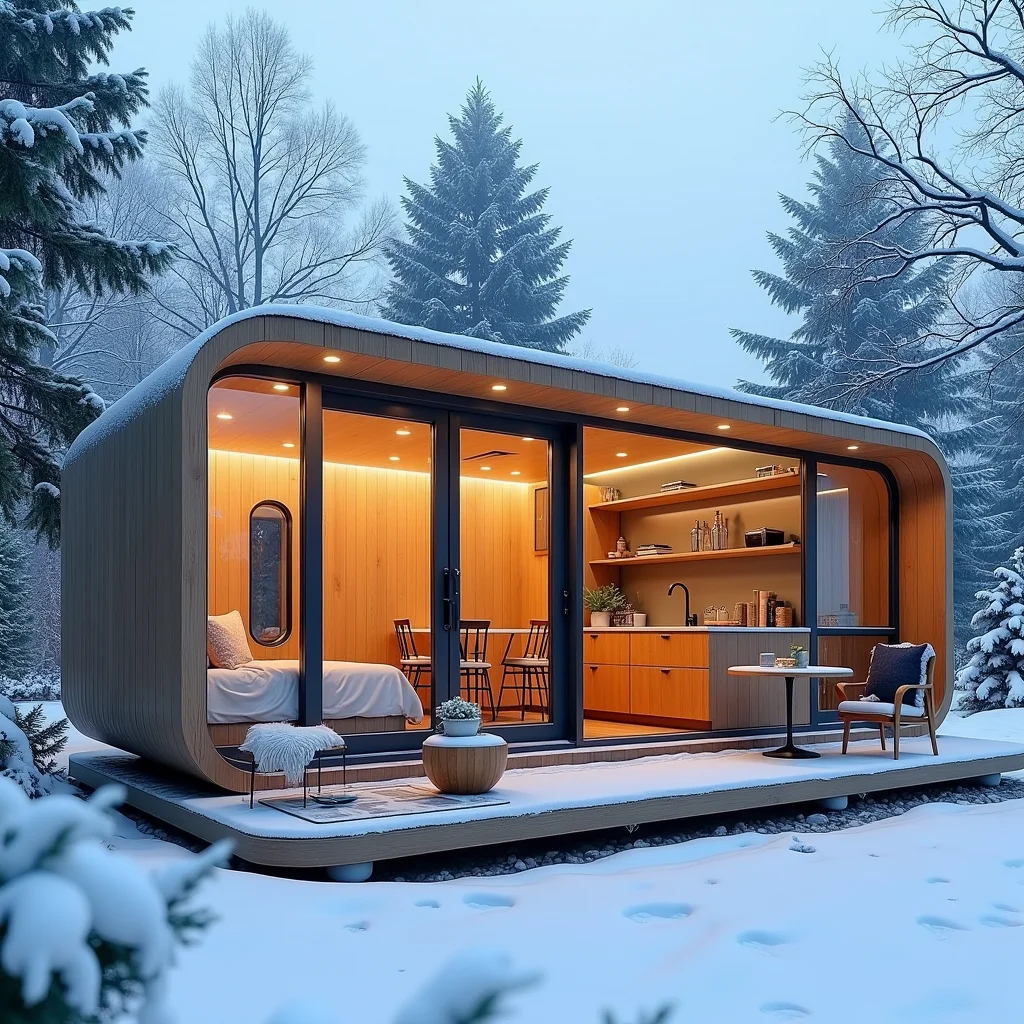New Portable Eco Pod Sleep Capsule Hotel Mini Mobile Space Container House for Vacation Rentals Office Hotel Application Napcabs