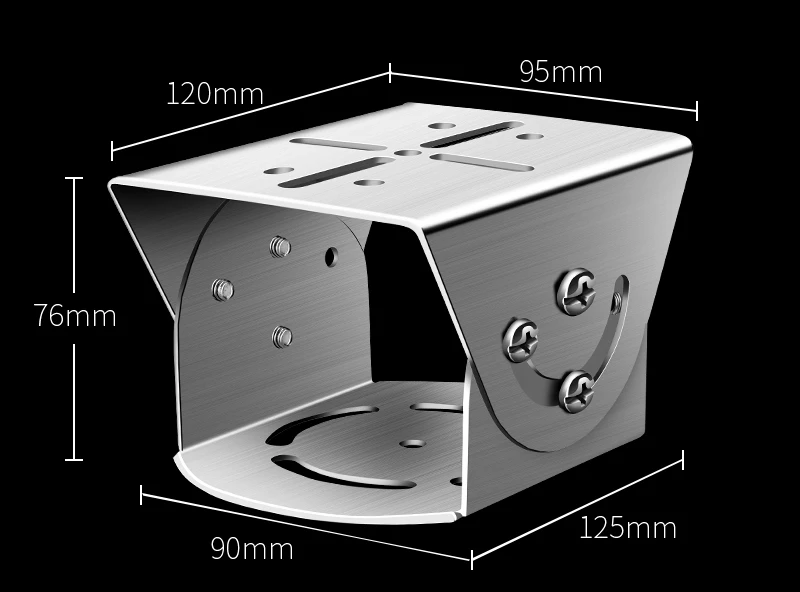 Replace DS-1232ZJ-P DS-1232ZJ Cardan Joint, Steel and Stainless Steel, PT Joint Aluminum Alloy Universal Joint CCTV Camera Mount