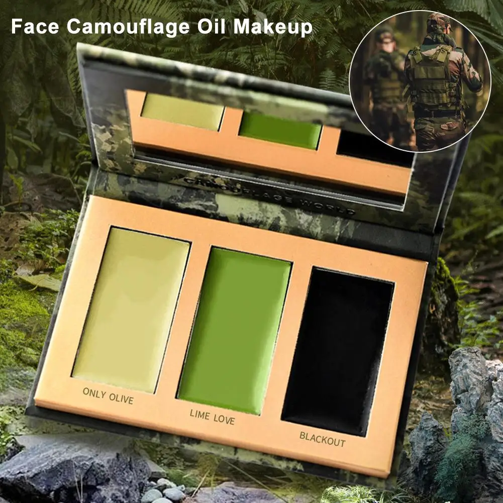 Army Fans CS Shooting Face Paint Camouflage Oil Outdoor Military Body Oil Camo Gear Graffiti Paint Face Tactical Disguised