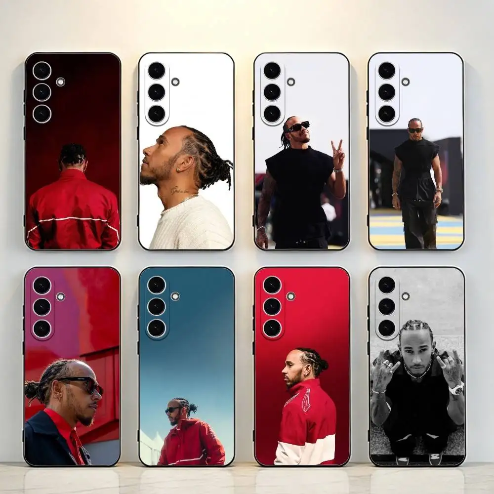 

Lewis 44 H-Hamilton Phone Case For Samsung Galaxy A73,A72,A71,A70,A53,A52,A51,Others Soft Black Shell ll