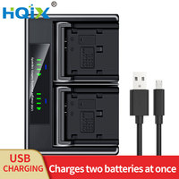 HQIX for Canon LEGRIA FS10 FS11 FS21 FS22 FS36 FS200 FS306 F FS37 FS46 FS100 FS200 FS306 CameraBP-808 809 Dual Battery Charger