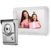 Good quality wire 7inch Video Doorphone intercom Door Camera Video Doorbell Door Phone Kits Wired Video Intercom System