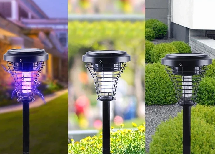 

Outdoor Solar Mosquito Repellent Lamp with Adjustable Lighting and ABS Housing‌ ‌
