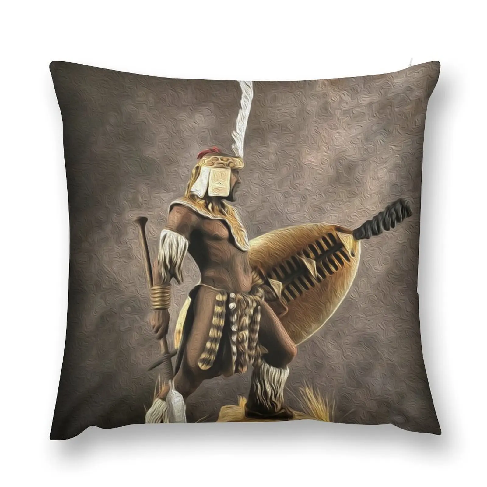 ZULU KING SHAKA ZULU Throw Pillow Pillowcases Cushion Covers Sofa Decorative Cushions For Luxury Sofa pillow