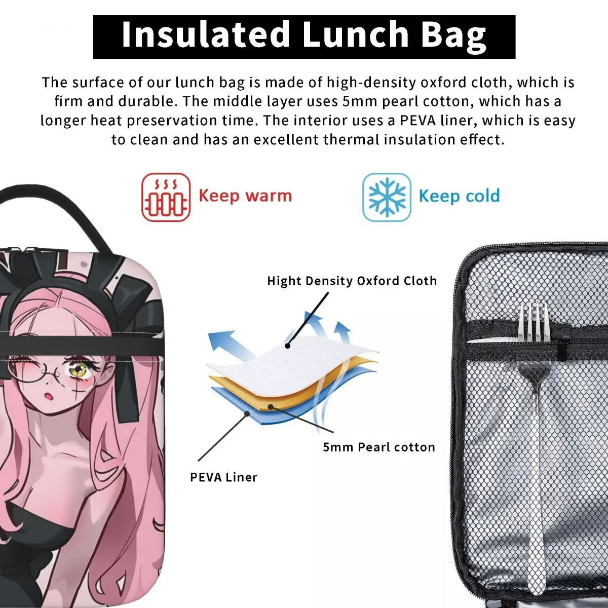 الغريبة المرحلة ميزي حتى إيفان الغداء حقيبة طباعة علب الاغذية الترفيه السفر حقيبة للحفاظ على البرودة المحمولة معزول مقاوم للماء أكياس الغداء الحرارية