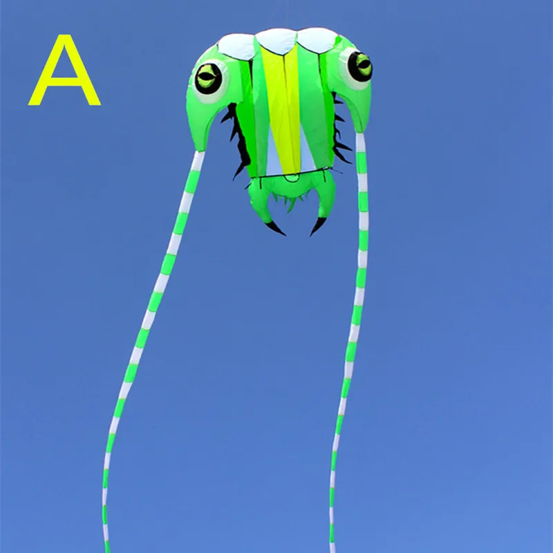 free shipping new trilobites kite nylon kite leash outdoor toys flying inflatable octopus kites for adults tadpoles Parachute