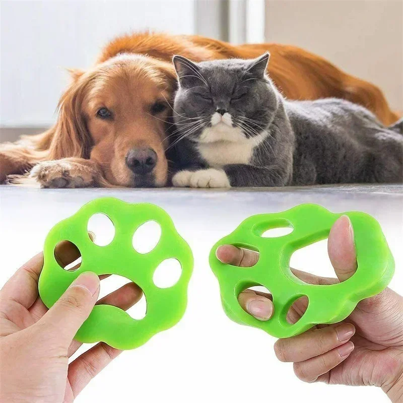 Reusable Cat and Dog Hair Clothes Bedding Lint Remover (Laundry V Animal Hair Catcher for Washing Tools Removes From Pet Machine