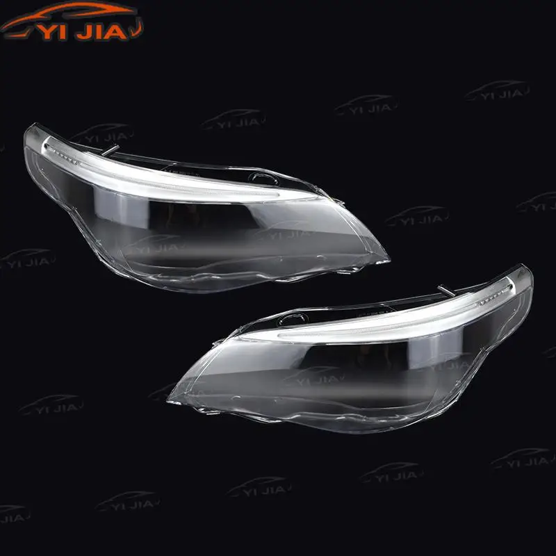 

For BMW E60 E61 525I 530I 545I 550I 2008-2010 New Car Headlight Cover Lampshade Bright Shell Head Lamp Lens Covers