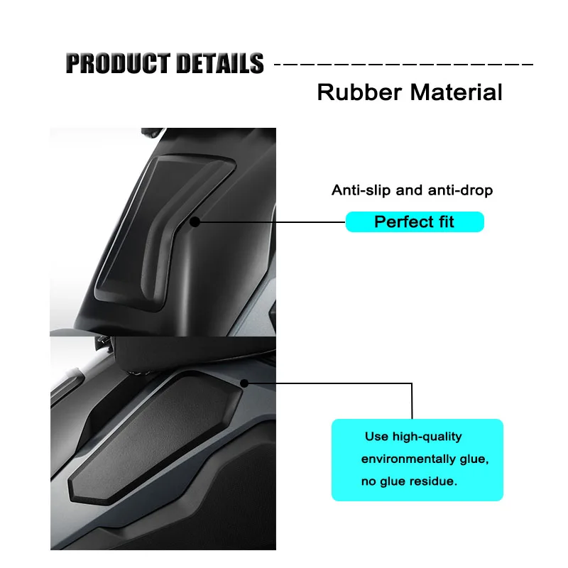 Motorcycle Side Fuel Tank Pads Protector Stickers Decal Gas Knee Grip Traction Pad For BMW F750GS F850GS F 750 850 GS 2018-2023