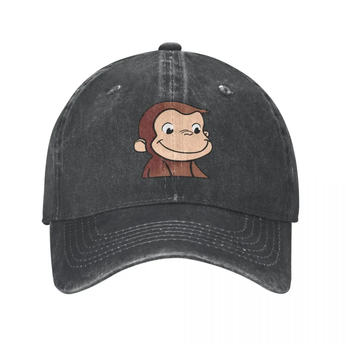 

Curious George Baseball Cap cowboy hat Peaked cap Cowboy Bebop Hats Men and women hats