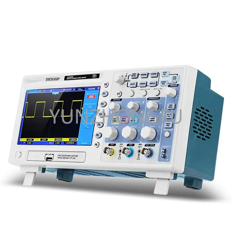 

Digital storage oscilloscope DSO5102P/5072P/5202P dual channel with signal source 1G sampling rate