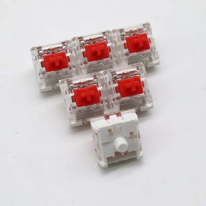 Paragraph Linear Universal Axis Body 3pin 3-Foot Diy Customization  Axis Red Axis Tea Axis Black Axis For Mechanical Keyboard