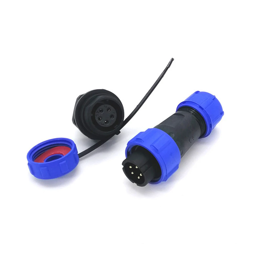 For Outdoor Applications IP68 Waterproof Connector Harsh Environments Dustproof Engineering Plastics High Insulation Resistance